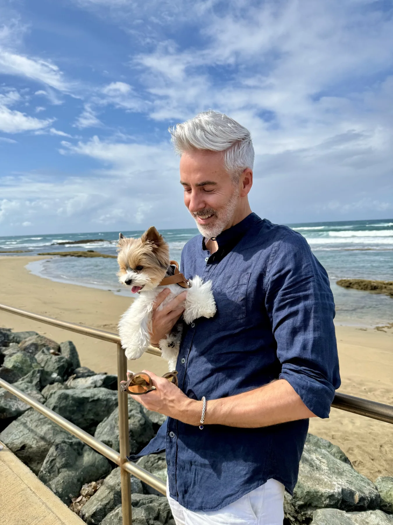 Benny at the beach